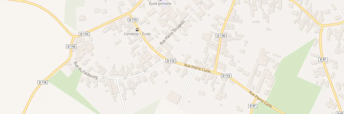 Plan du 17 Rue Pierre Curie à Carnières
