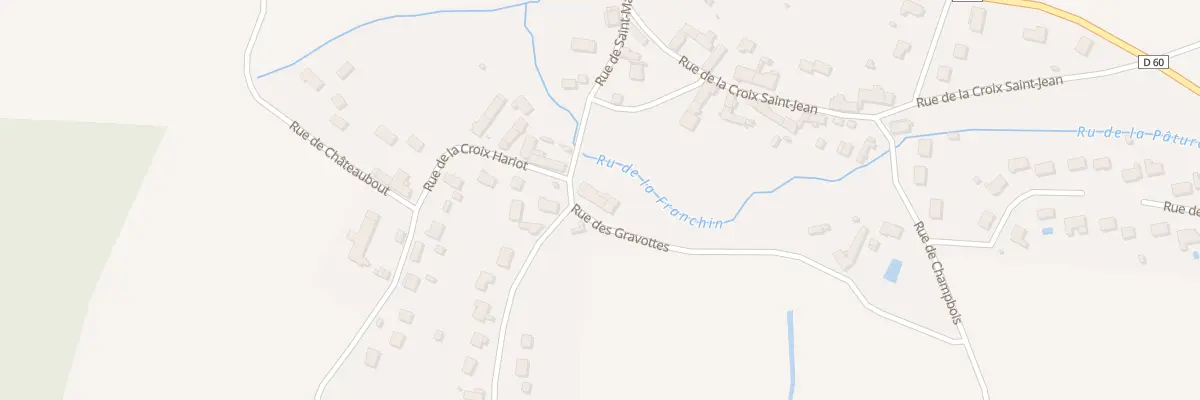 Plan du 1 Rue des Gravottes à Lescherolles
