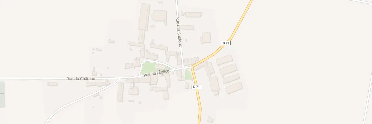 Plan du 2 Rue des Sablons à Cerneux