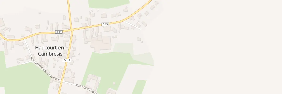 Plan du 6 Rue des Chansonniers à Haucourt-en-Cambrésis