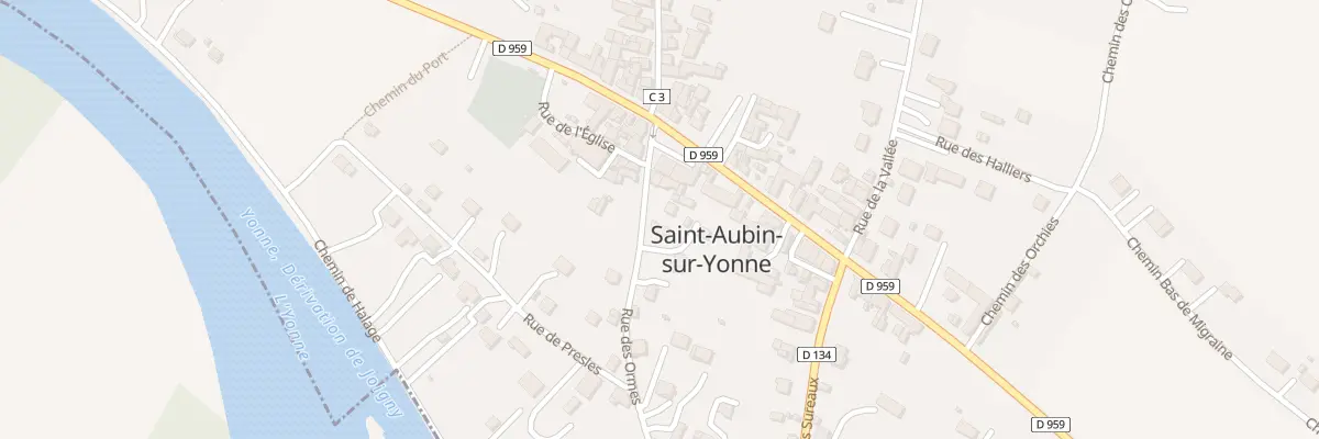 Plan du 32 Rue des Ormes à Saint-Aubin-sur-Yonne