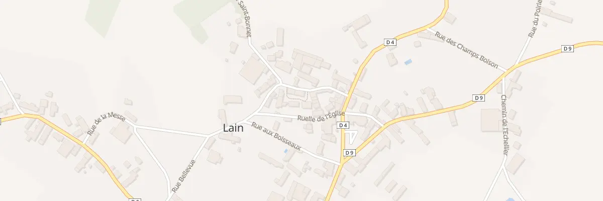 Plan du 7 Rue de la Messe à Lain