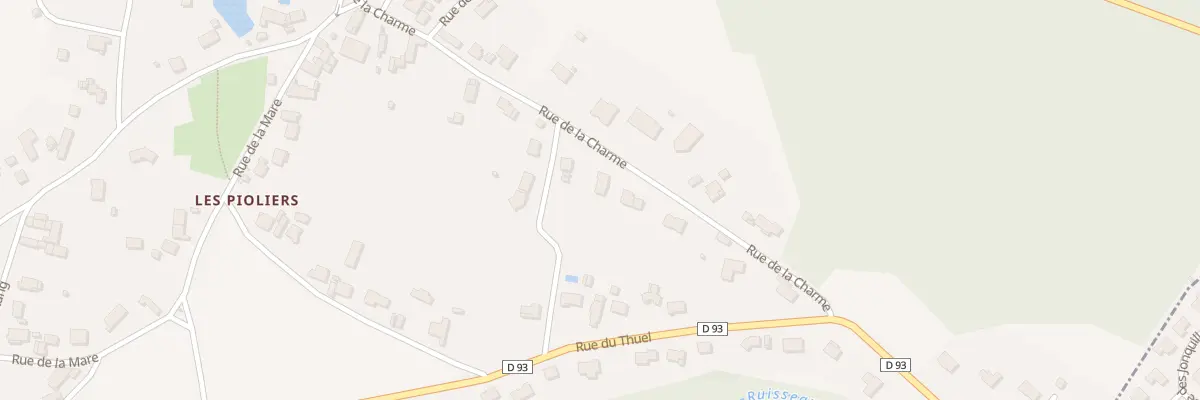 Plan du 6 Rue de la Charme les Pioliers à Villeneuve-les-Cerfs