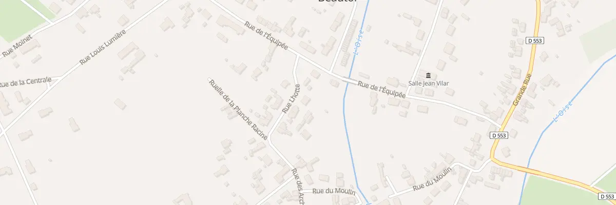Plan du 1 Rue Lhotte à Beautor