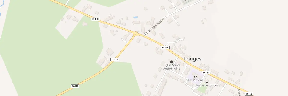 Plan du 4 Rte du Bourg à Loriges