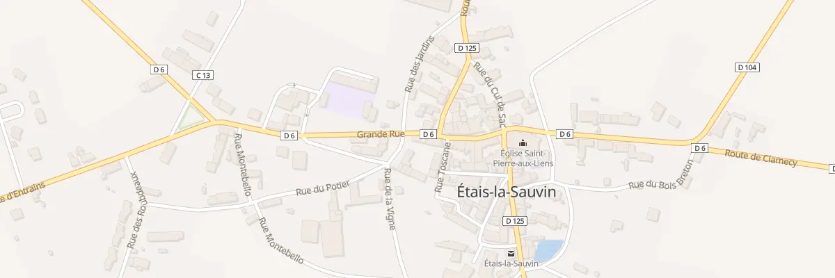 Plan du 1 Rue de la Vigne à Étais-la-Sauvin