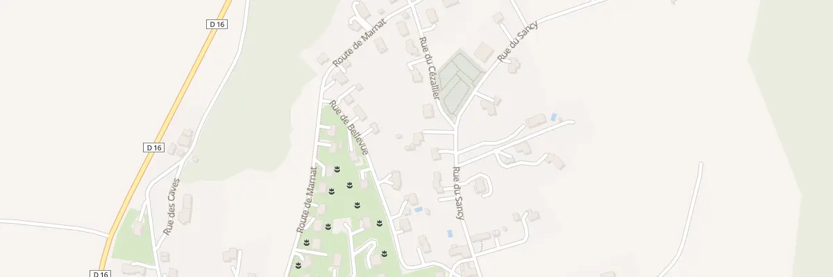 Plan du 15 Rue du Sancy à Vézézoux