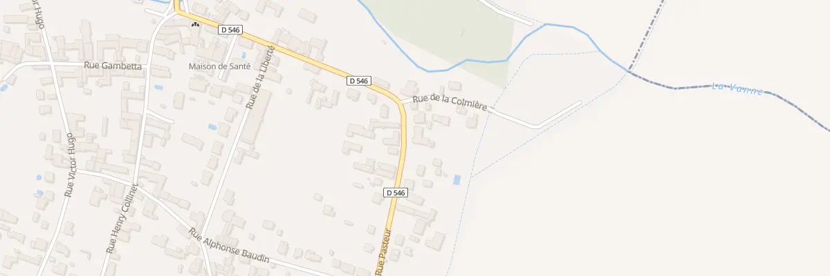 Plan du 29 Rue Pasteur à Malay-le-Grand