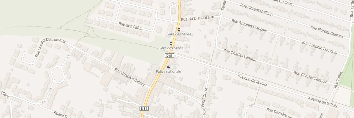 Plan du 72 Rue Jean Jaurès à Escaudain