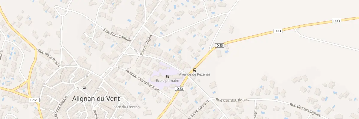 Plan du 25B Rue de l’Armistice à Alignan-du-Vent