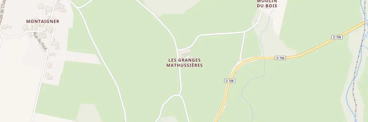 Plan du 1 Les Granges Mathussieres à Usson