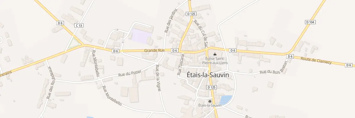 Plan du 2 Rue Toscane à Étais-la-Sauvin