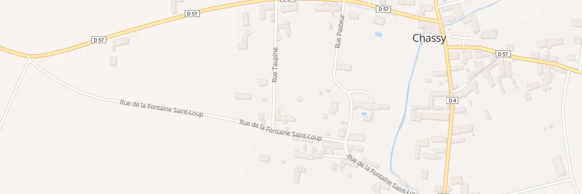 Plan du 3 Rue Taupine à Chassy