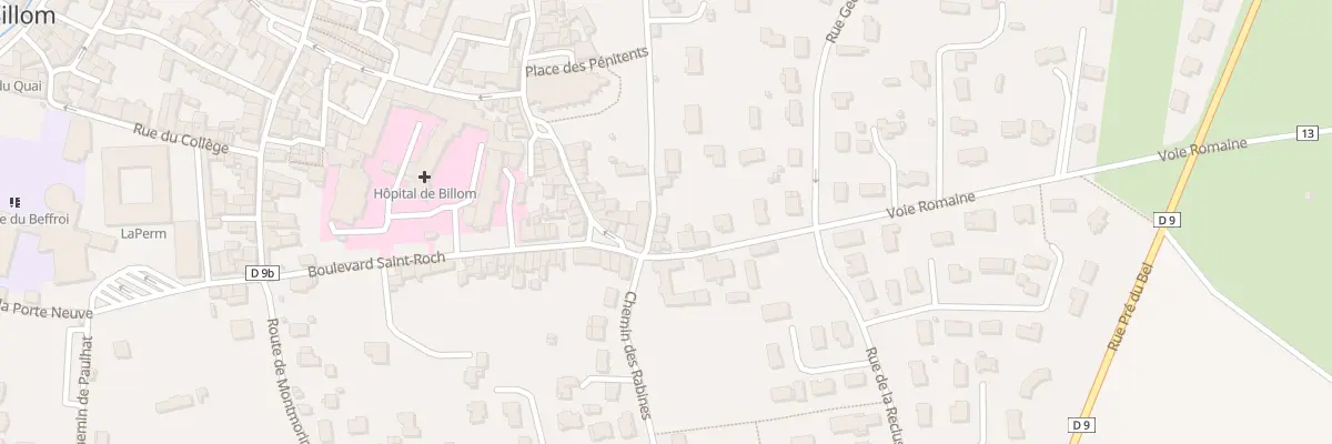 Plan du 23 Rue des Fossés à Billom