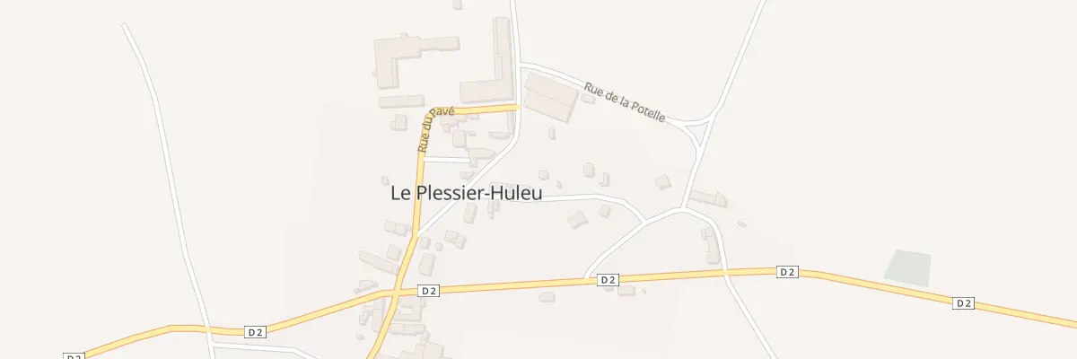 Plan du 5 Rue du Presbytère au Plessier-Huleu