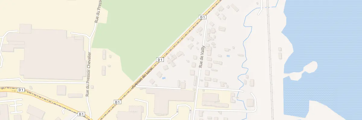 Plan du 92 Av de Laon à Soissons