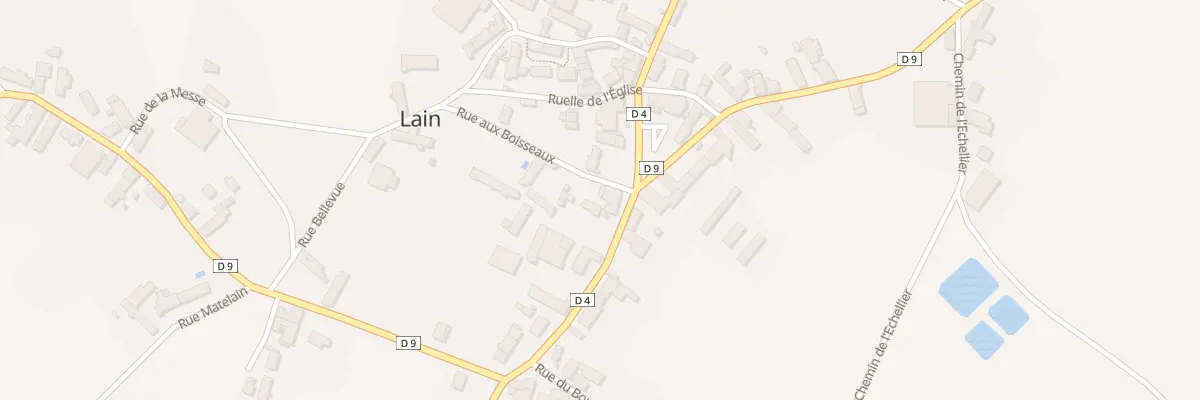 Plan du 14 Grand’ Rue à Lain