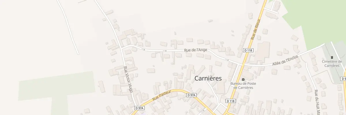 Plan du 6 Rue de l’Ange à Carnières