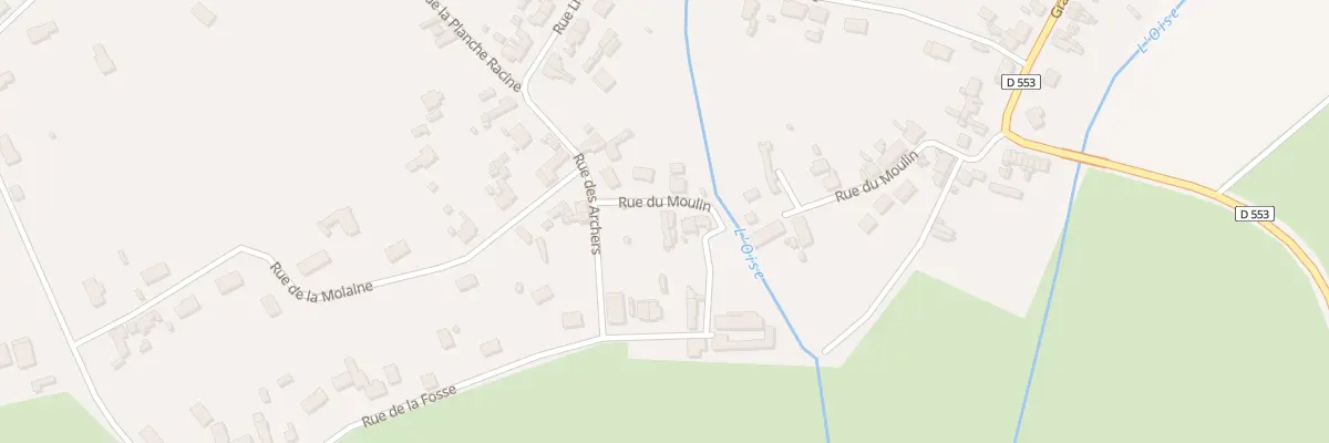 Plan du 27 Rue du Moulin à Beautor