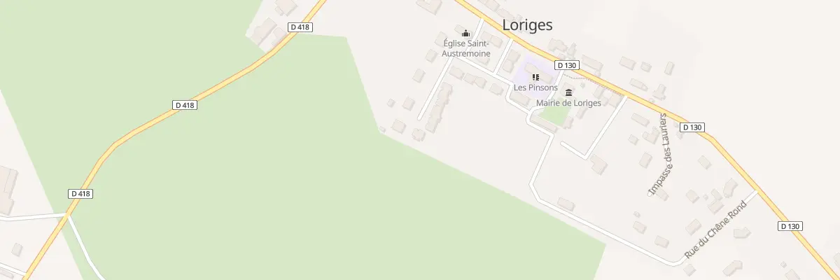 Plan du 25 Rue de la Louagerie à Loriges