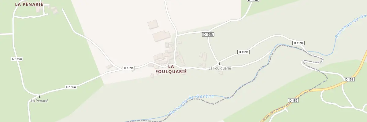 Plan du 5232 La Foulquarie à Lanuéjols
