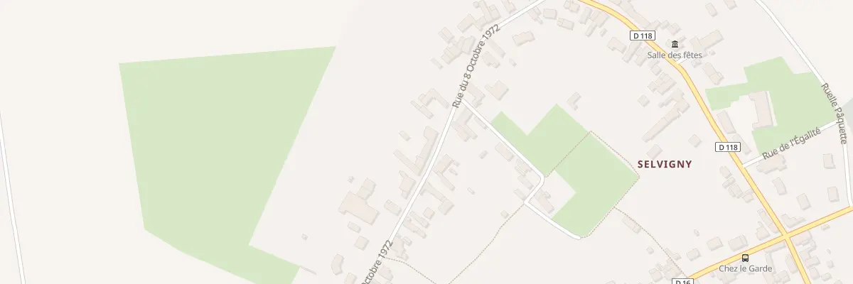 Plan du 16 Rue du 8 Octobre 1972 à Walincourt-Selvigny