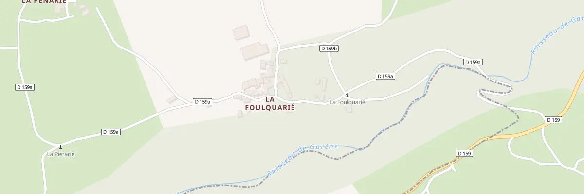 Plan du 5231 La Foulquarie à Lanuéjols