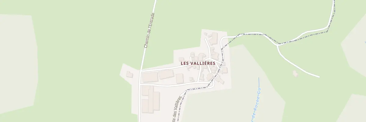 Plan du 122 Les Vallieres à Sallèdes