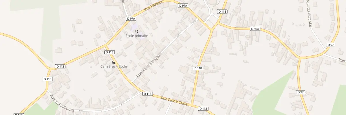 Plan du 9 Rue Pierre Strugeon à Carnières