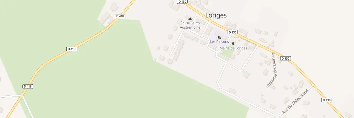 Plan du 23 Rue de la Louagerie à Loriges