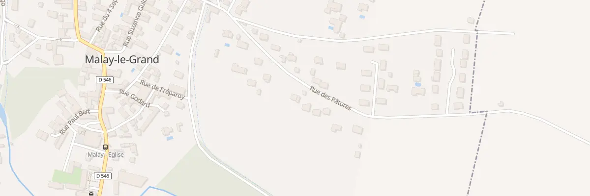 Plan du 16 Rue des Pâtures à Malay-le-Grand