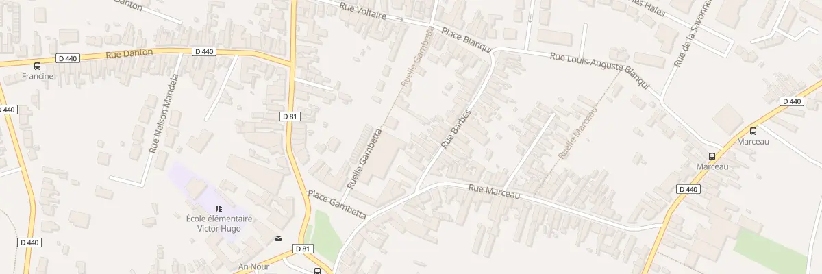 Plan du 5B Rue Barbes à Escaudain