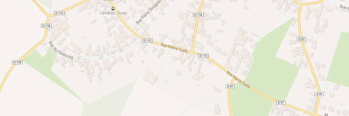 Plan du 22 Rue Pierre Curie à Carnières