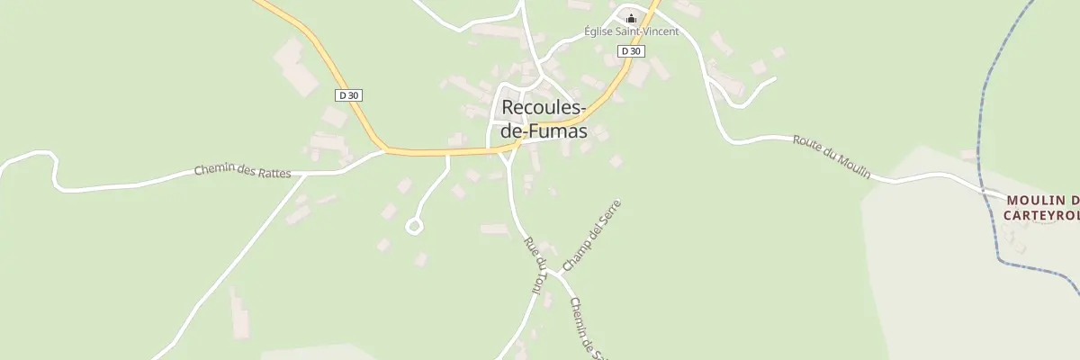 Plan du 5013 Recoules de Fumas à Recoules-de-Fumas