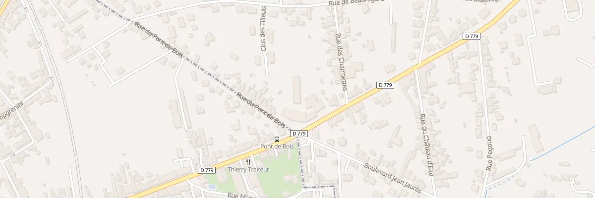 Plan du 2 Rue du Pont de Bois à Yzeure