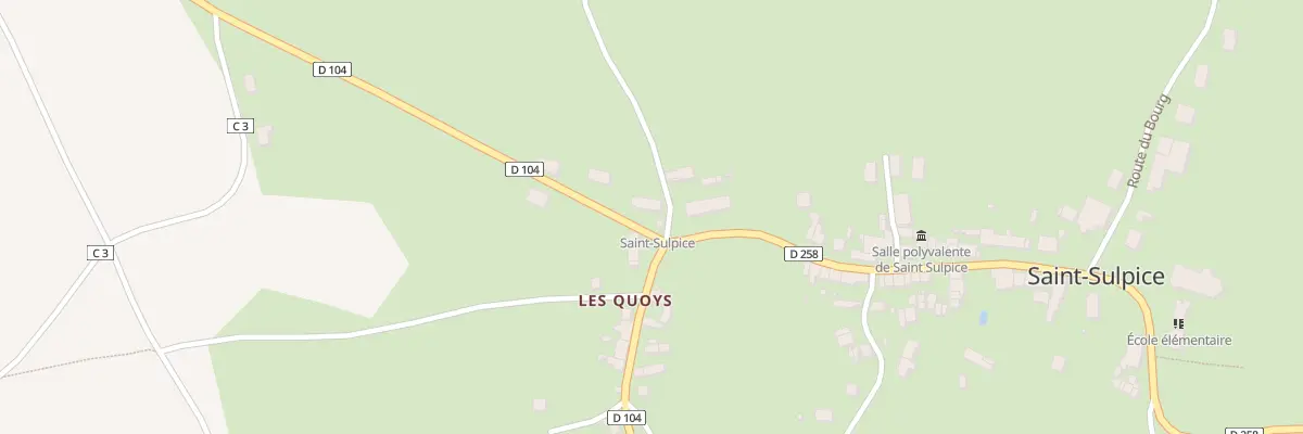 Plan du 44 Rte du Bourg à Saint-Sulpice