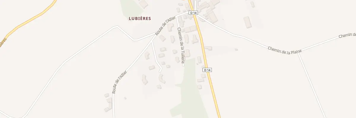 Plan du 13 Che de la Tuilerie à Vergongheon