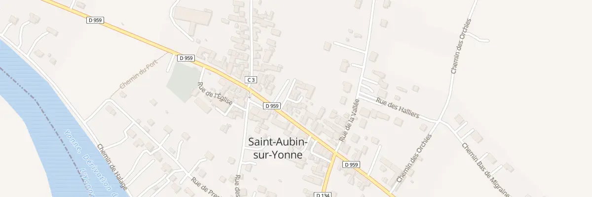 Plan du 6 Rle des Sureaux à Saint-Aubin-sur-Yonne