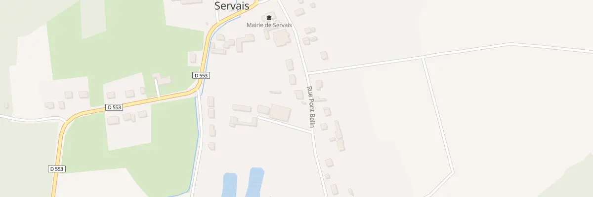 Plan du 10 Rue du Pont Belin à Servais