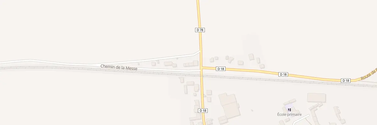 Plan du 17 Rue de la Gare à Hermé