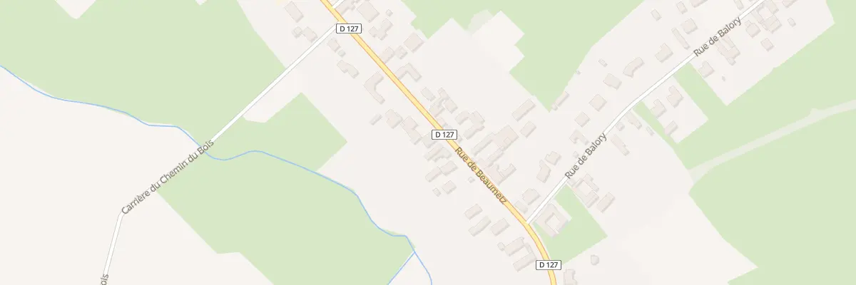 Plan du 1076 Rue de Beaumetz à Saméon