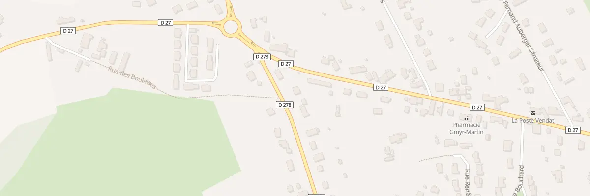 Plan du 1 Rue Marx Dormoy à Vendat