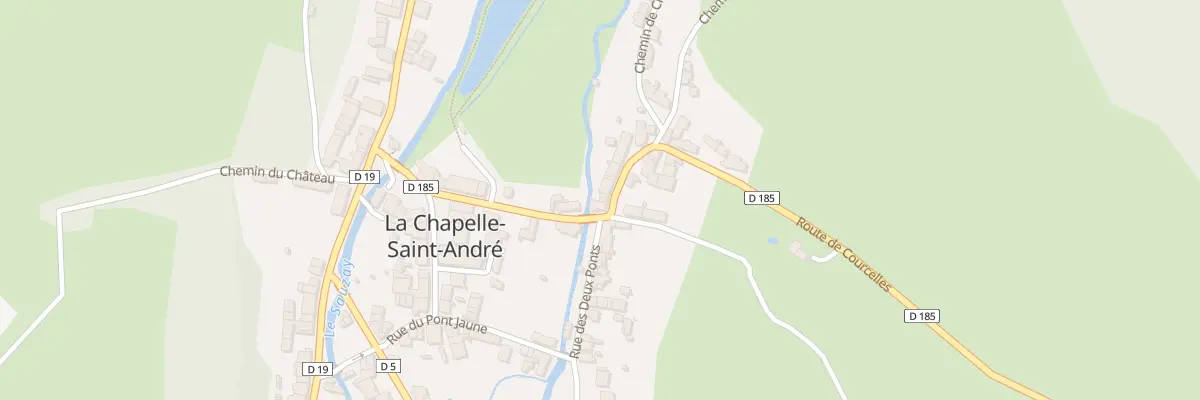 Plan du 9 Rte de Courcelles à La Chapelle-Saint-André