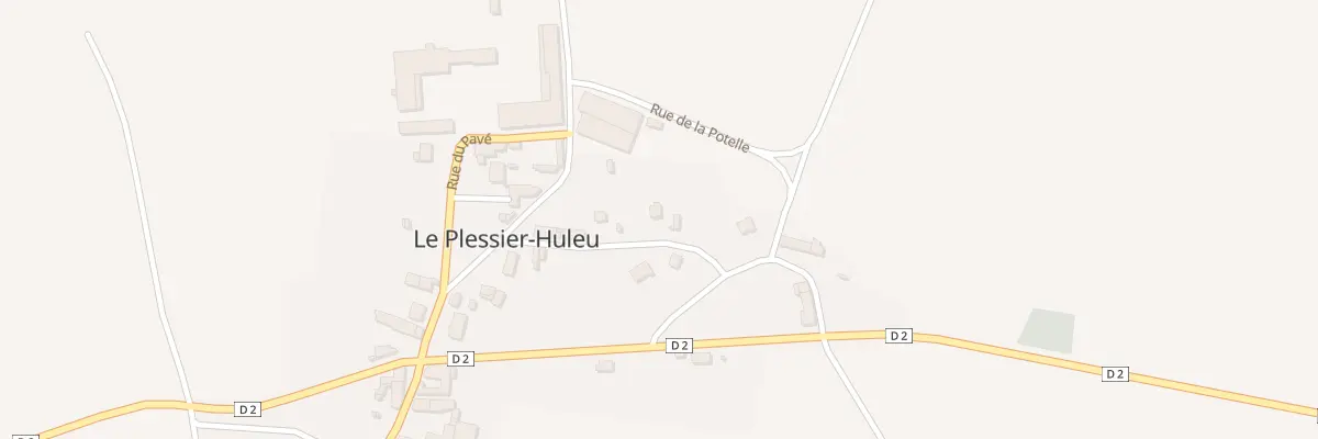 Plan du 7 Rue du Presbytère au Plessier-Huleu