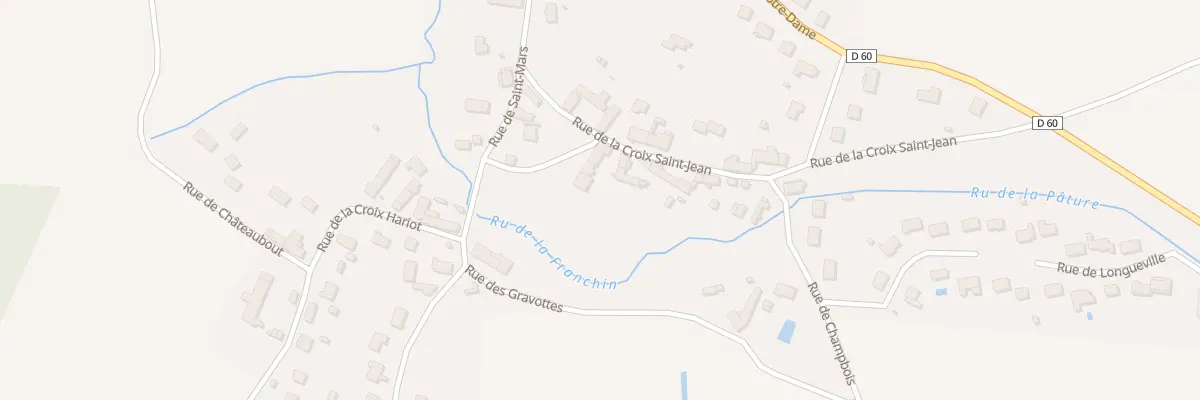 Plan du 4 Rue des Courtes-soupes à Lescherolles