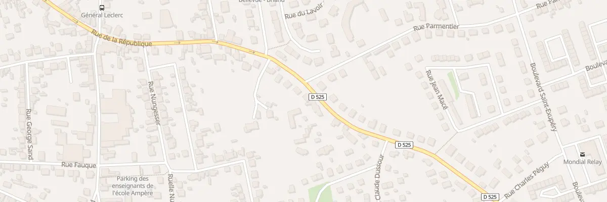 Plan du 2 Rue des Cladets à Yzeure