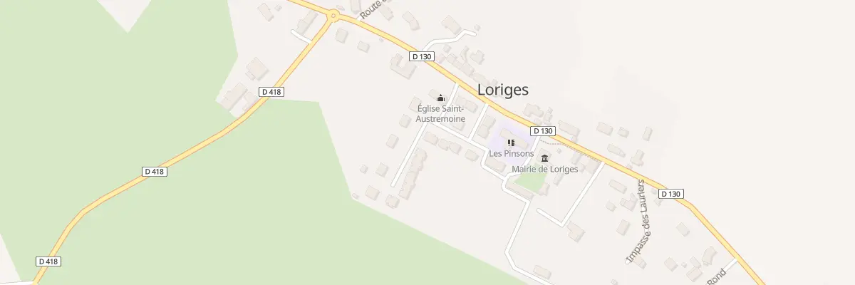 Plan du 11 Rue de la Louagerie à Loriges