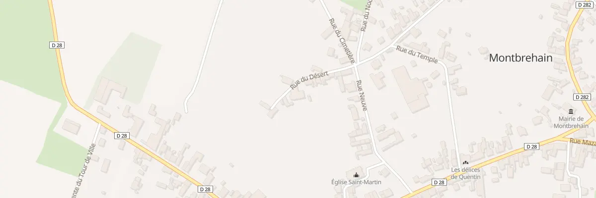 Plan du 15 Rue du Désert à Montbrehain