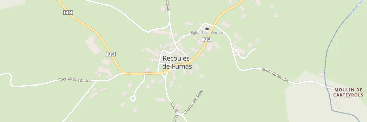 Plan du 5 Rte du Pont Neuf à Recoules-de-Fumas