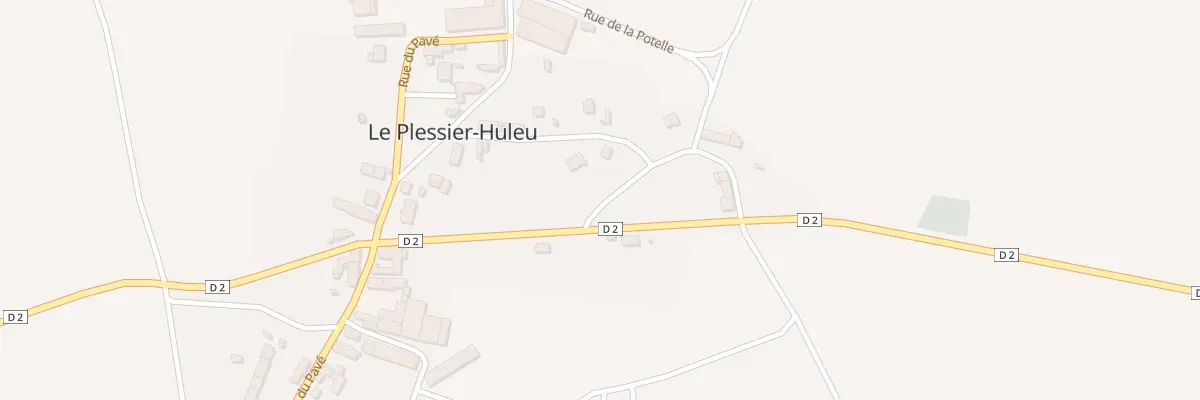 Plan du 2Q Rue du Presbytère au Plessier-Huleu
